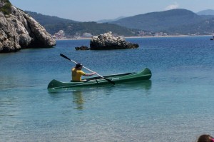 Kanu im Griechenland Urlaub Chalkidiki